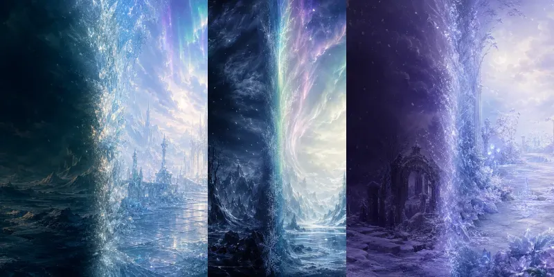 Romantasy Full Cover Wrap Ice Palaces generated by undefined