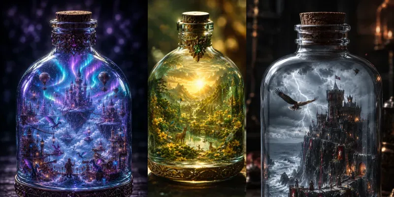 Dream Collector Bottles Generator generated by undefined