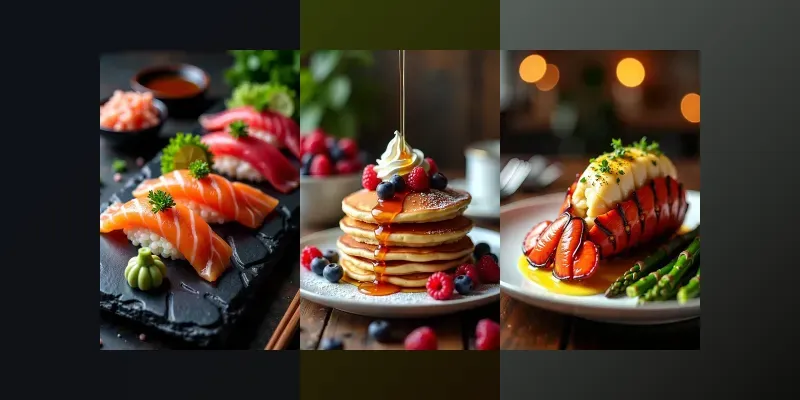 Luxury Food Ads Hyperrealistic generated by undefined