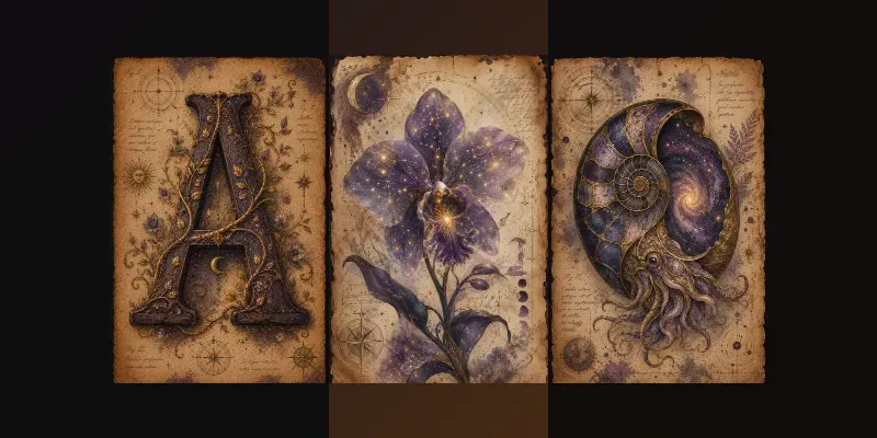 Cosmic Botanical Junk Journals generated by undefined