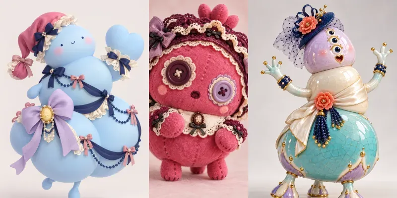 Mourning Cute Monster Collections