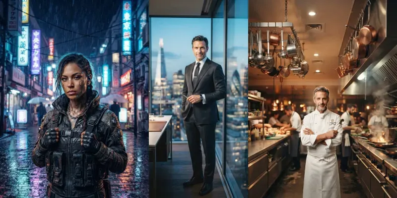 Cinematic Master Portraits generated by undefined