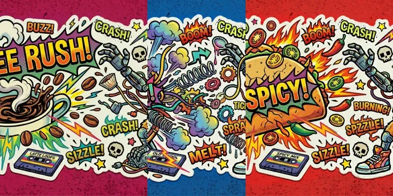 90s Vintage Cartoon Sticker Streetwear generated by undefined