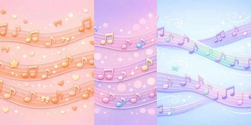 Pastel Vector Music Images Generator generated by undefined