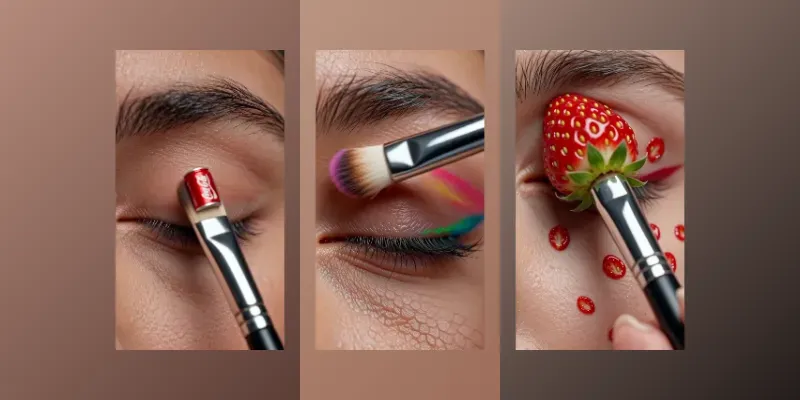 Ultimate Macro ASMR Beauty Brushes generated by undefined