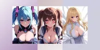 Seductive Anime Illustrations grok-image prompt mini thumbnail