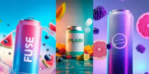 Cinematic Soda Product Videos generated by sora