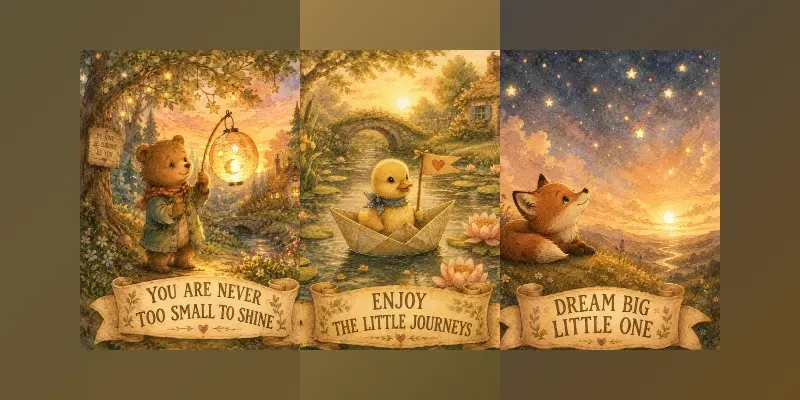 Nostalgic Storybook Wisdom Art generated by undefined