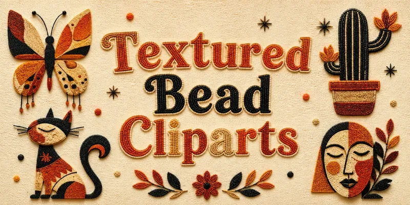 Textured Bead Cliparts generated by undefined