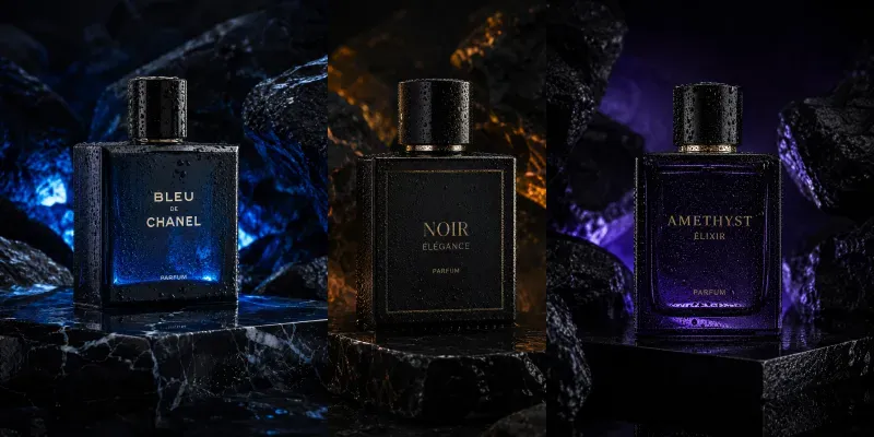 Noir Luxury Perfume Mockups generated by undefined