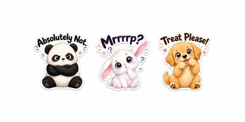 Cute Chibi Sticker Generator generated by undefined