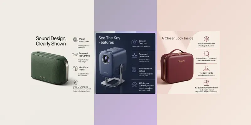 Product Feature Infographic Ad Generator generated by undefined