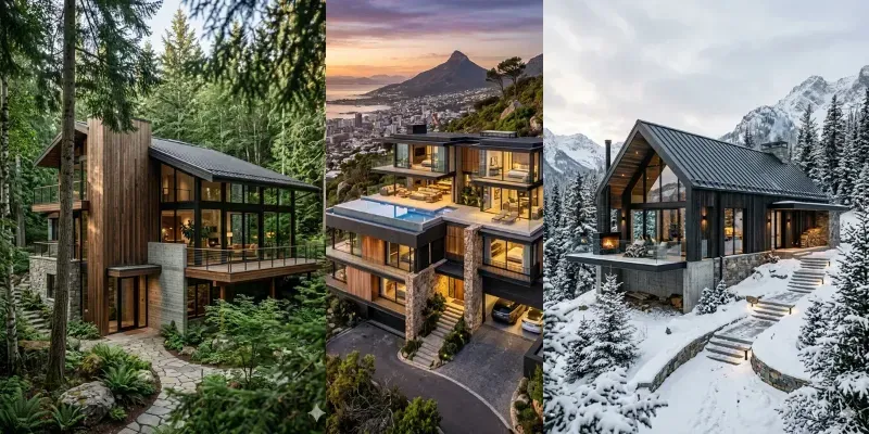 Cinematic Luxury Villa Architecture generated by undefined