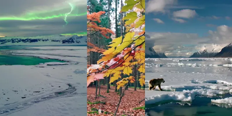 Explore Nature Stunning Wildlife Videos generated by undefined