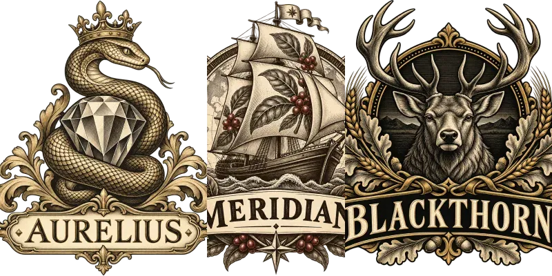 Vintage Engraving Logo Generator