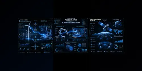 Neon Tech Infographic Creators generated by chatgpt-image