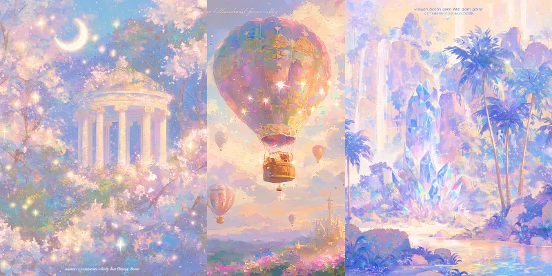 Whimsical Fantasy Destination Art generated by undefined