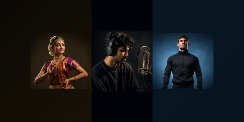 Premium Studio Portraits generated by undefined