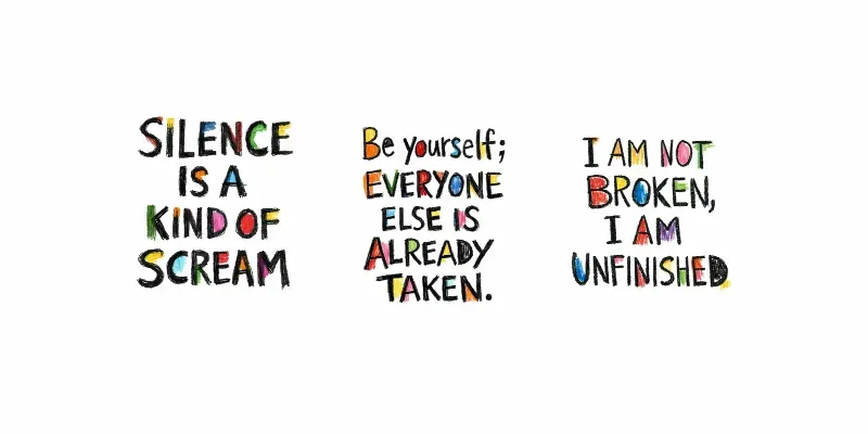 Raw Art Brut Typography Posters generated by undefined