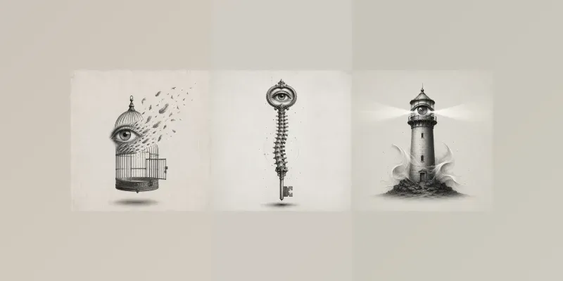 Minimal Monochrome Surreal Symbolism generated by undefined