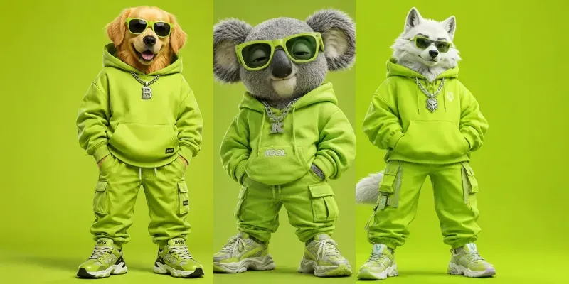 Luxury 3D Animal Mascot Collections generated by undefined