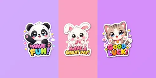 Kawaii Sticker Generator generated by chatgpt-image