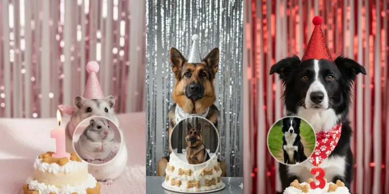 Custom Pet Birthday Photoshoots generated by undefined
