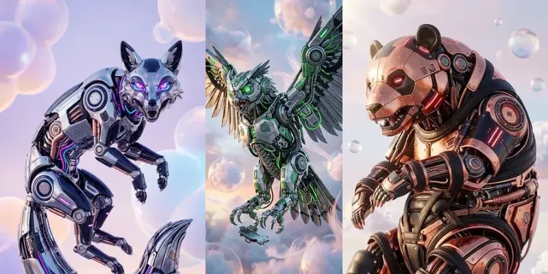 Customized Cyberpunk Mechanical Animals generated by undefined