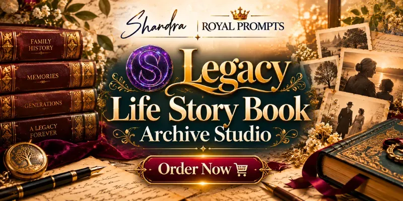 Legacy Life Story Book Archive Studio
