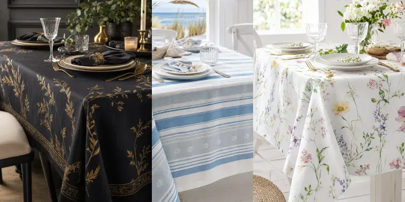 Tablecloth Linen Mockup Scenes generated by undefined