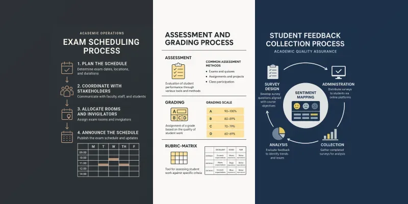 Education Workflow Infographics generated by undefined