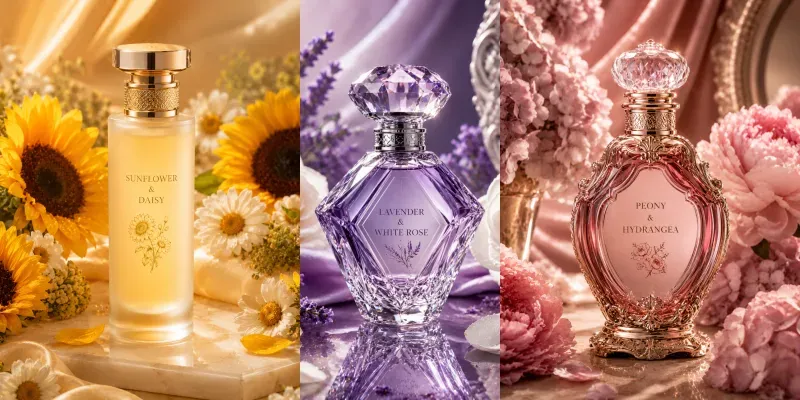 Luxury Floral Perfume Commercial Products generated by undefined