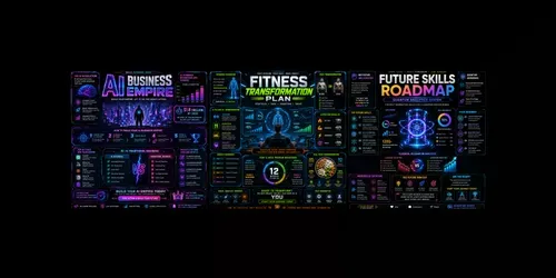 Neon Infographic Poster Creators generated by chatgpt-image
