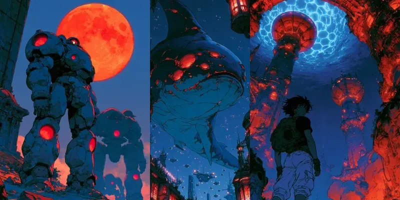Neon Space Opera Realms generated by undefined