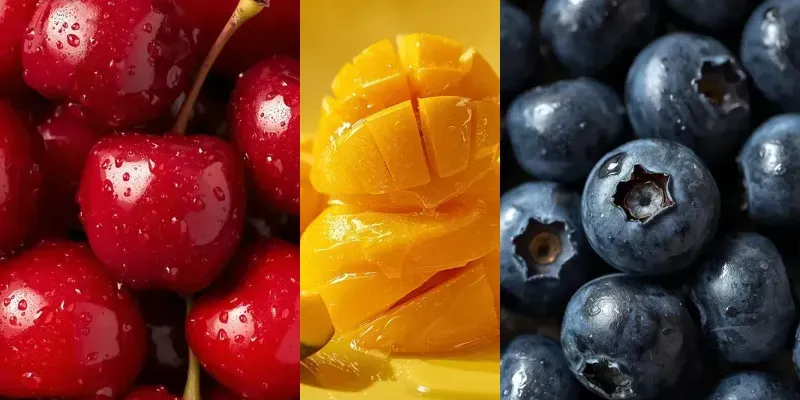 Vibrant Fresh Fruits Photography generated by undefined