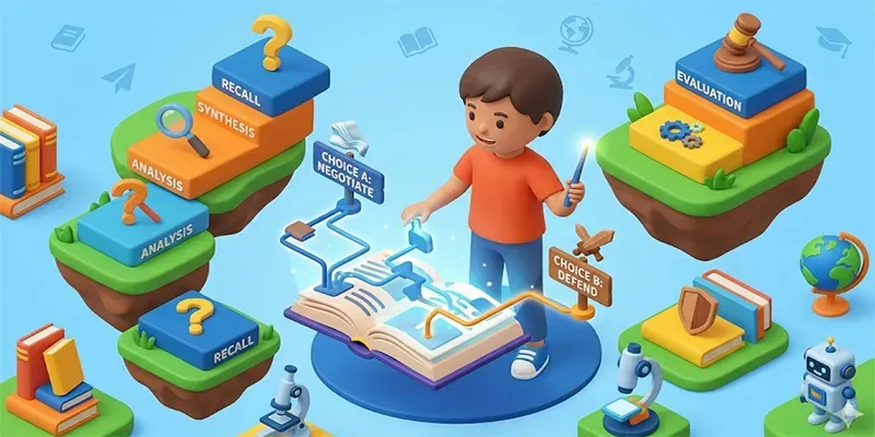 K12 Literacy Blooms Taxonomy Engine generated by undefined