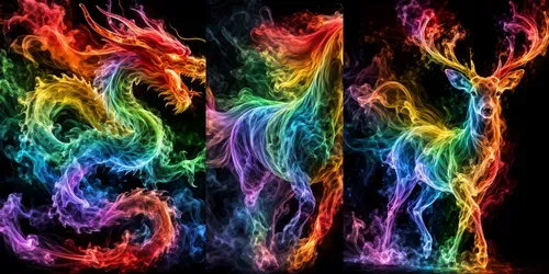 Color Smoke Art Sharp Focus Cinematic generated by chatgpt-image