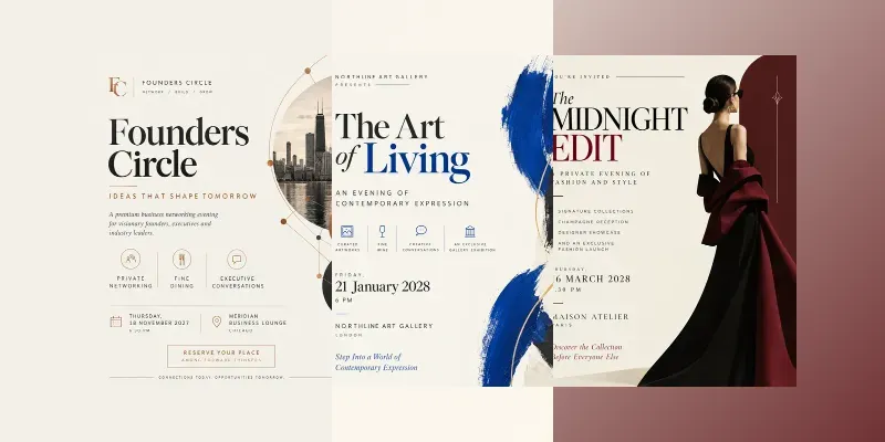 Elegant Invitation Design Frameworks