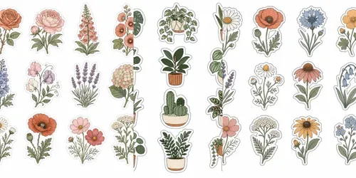 Plant Lover Sticker Sheets generated by chatgpt-image