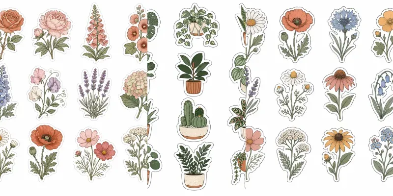 Plant Lover Sticker Sheets generated by undefined