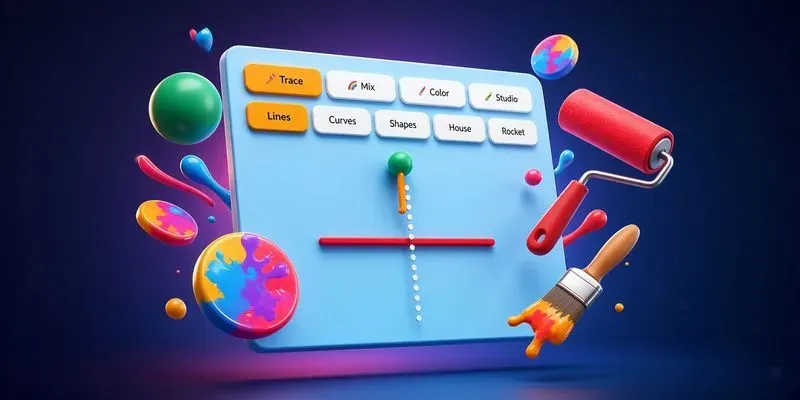 Kids Art Coloring Game Builder