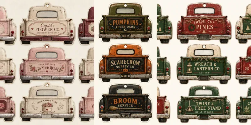 Vehicle Pickup Ephemera Tags generated by undefined