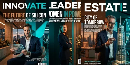 Editorial Business Magazine Backgrounds generated by gemini-image