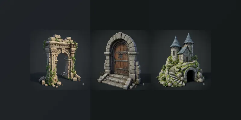 3D Model Game Assets generated by undefined