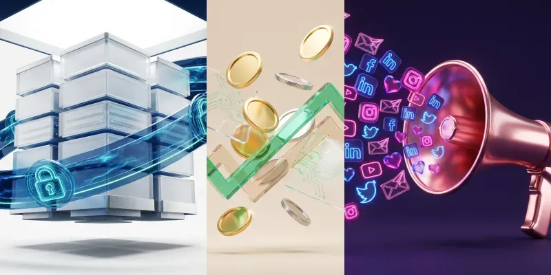 B2b 3D Hero Illustrations generated by undefined