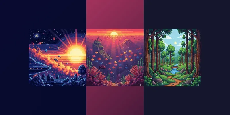 8bit Endless Scroller Bgs generated by undefined