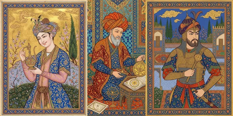 Persian Miniature Royal Avatar