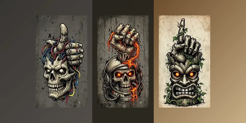 Gritty Rebel Street Art Graphics generated by undefined