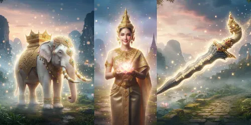 Ancient Thai Dreamcore Magic Generator generated by gemini-image