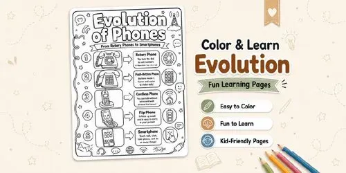 Coloring Book Evolution Learning generated by chatgpt-image